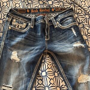 Rock Revival Women's Skinny Jeans - Blue